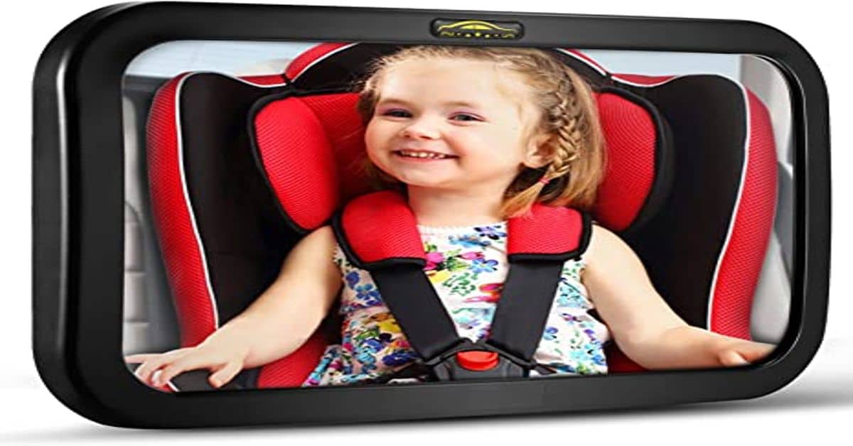 Safely Monitor Infant Child mirror in Rear Facing Car Seat by Darviqs