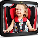 Safely Monitor Infant Child mirror in Rear Facing Car Seat by Darviqs