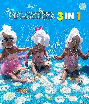 SplashEZ 3-IN-1 Splash Pad Sprinkler for kids