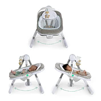 Ingenuity 5-Speed Multi-Direction Portable Baby Swing with Vibrations
