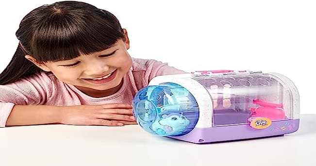 Little Live Pets - Lil' Hamster: Popmello, House Playset, and Interactive Toy.